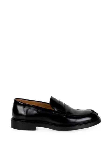 FRANCO FEDELE polished-finish penny loafers