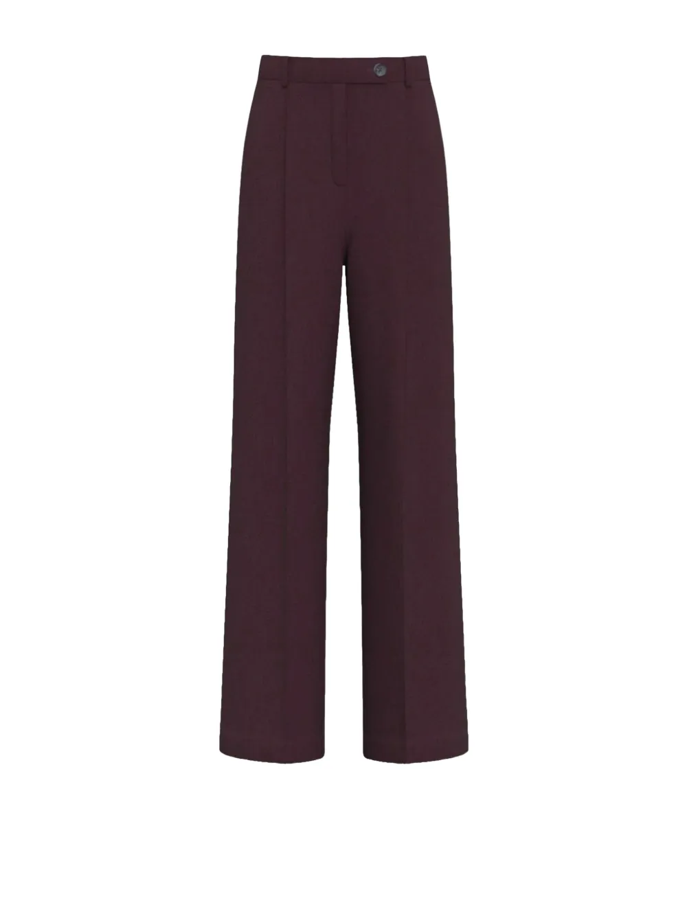 Marella pressed-crease straight-leg trousers Rood