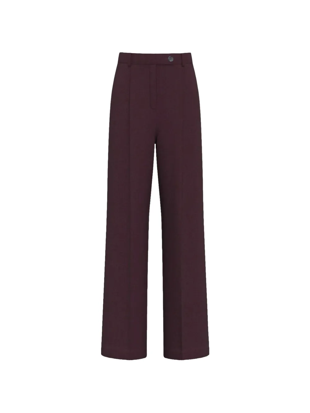 Marella pressed-crease straight-leg trousers Rood