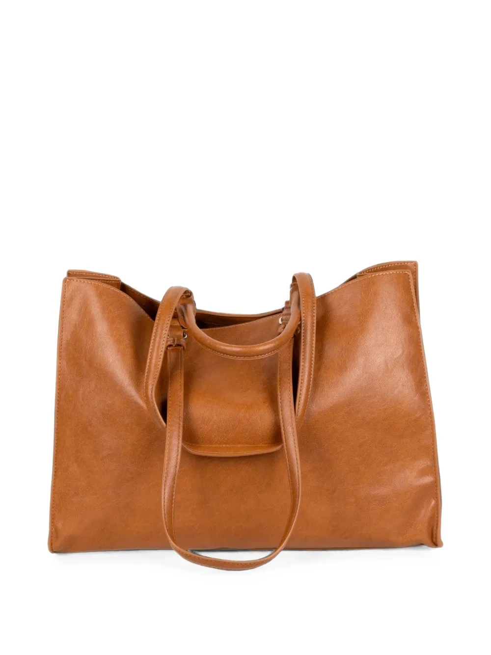 Ermanno Scervino logo-embroidered tote bag Bruin