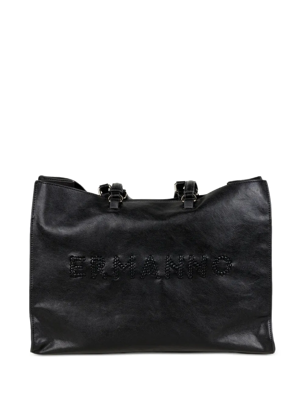 Ermanno Scervino embroidered logo tote bag - Nero