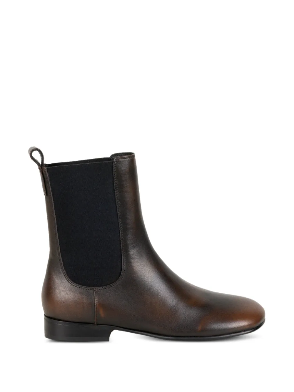 Bibi Lou burnished calf leather boots - Braun