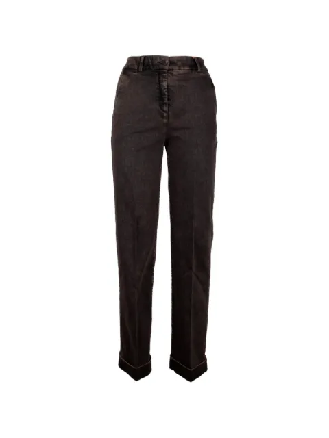 Via Masini 80 faded turn-up jeans