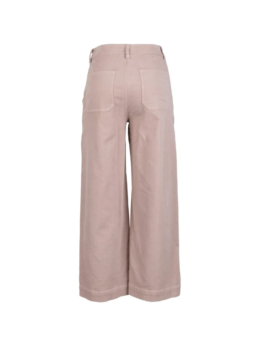 Via Masini 80 Straight broek met riemlussen Roze