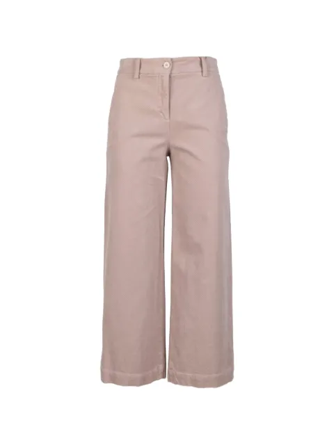 Via Masini 80 belt-loop straight-leg trousers