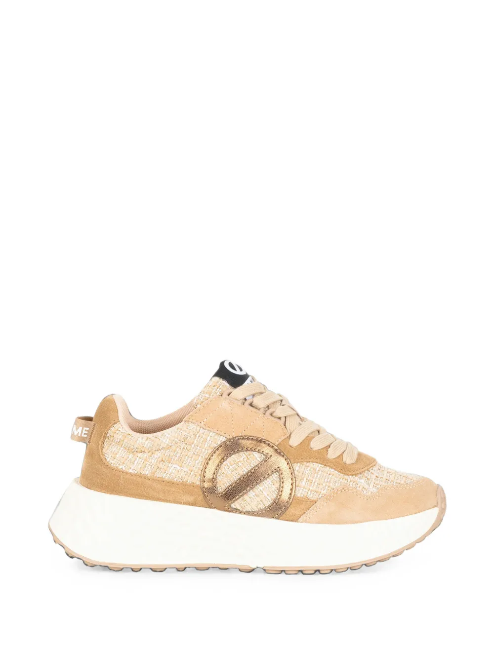 No Name Carter Suede Sneakers In Neutrals