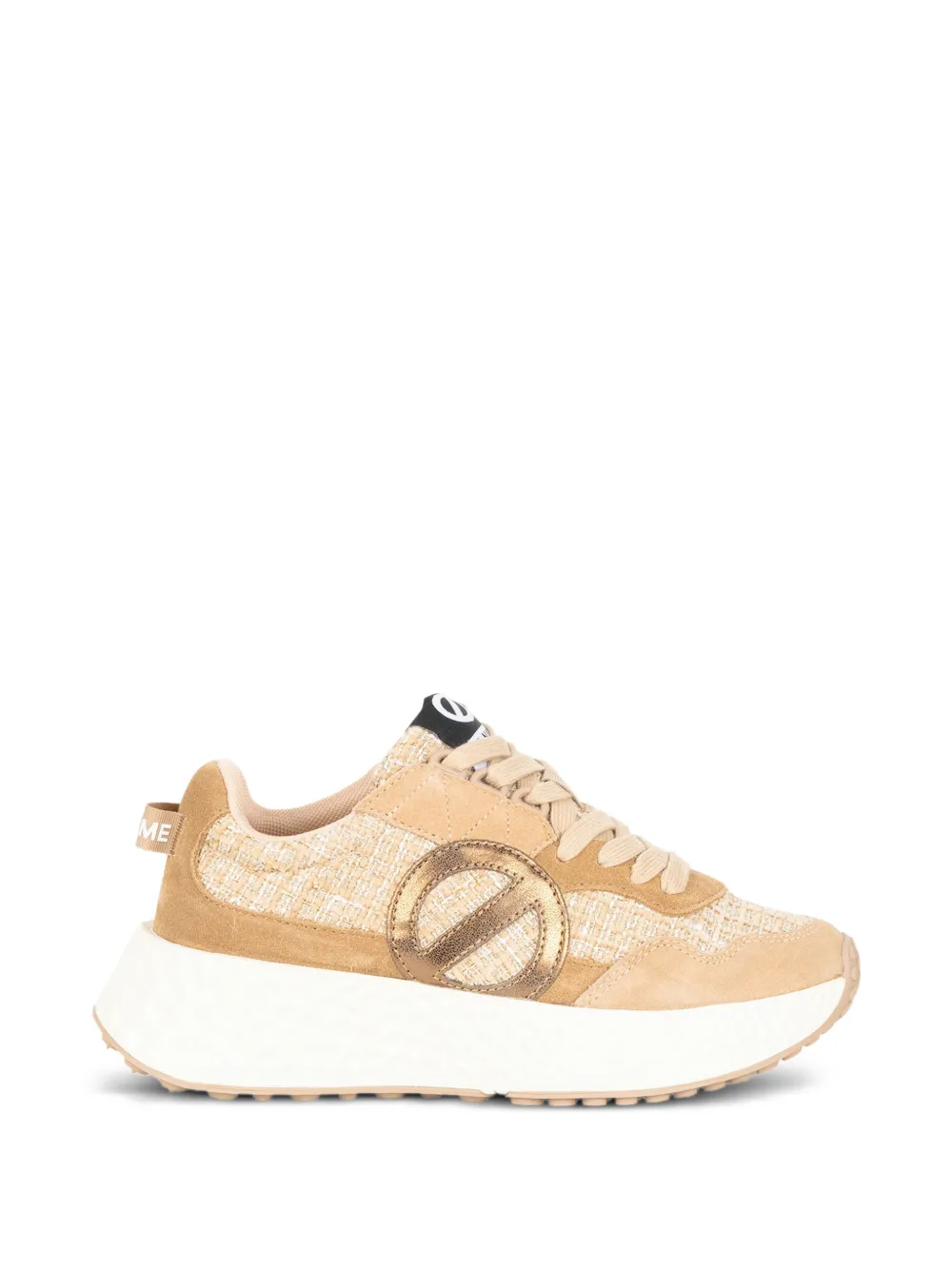 No Name Carter suede sneakers - Nude