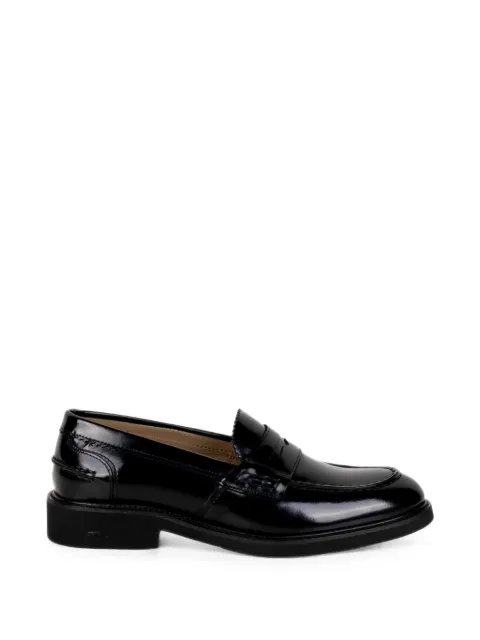 FRANCO FEDELE polished-finish penny loafers