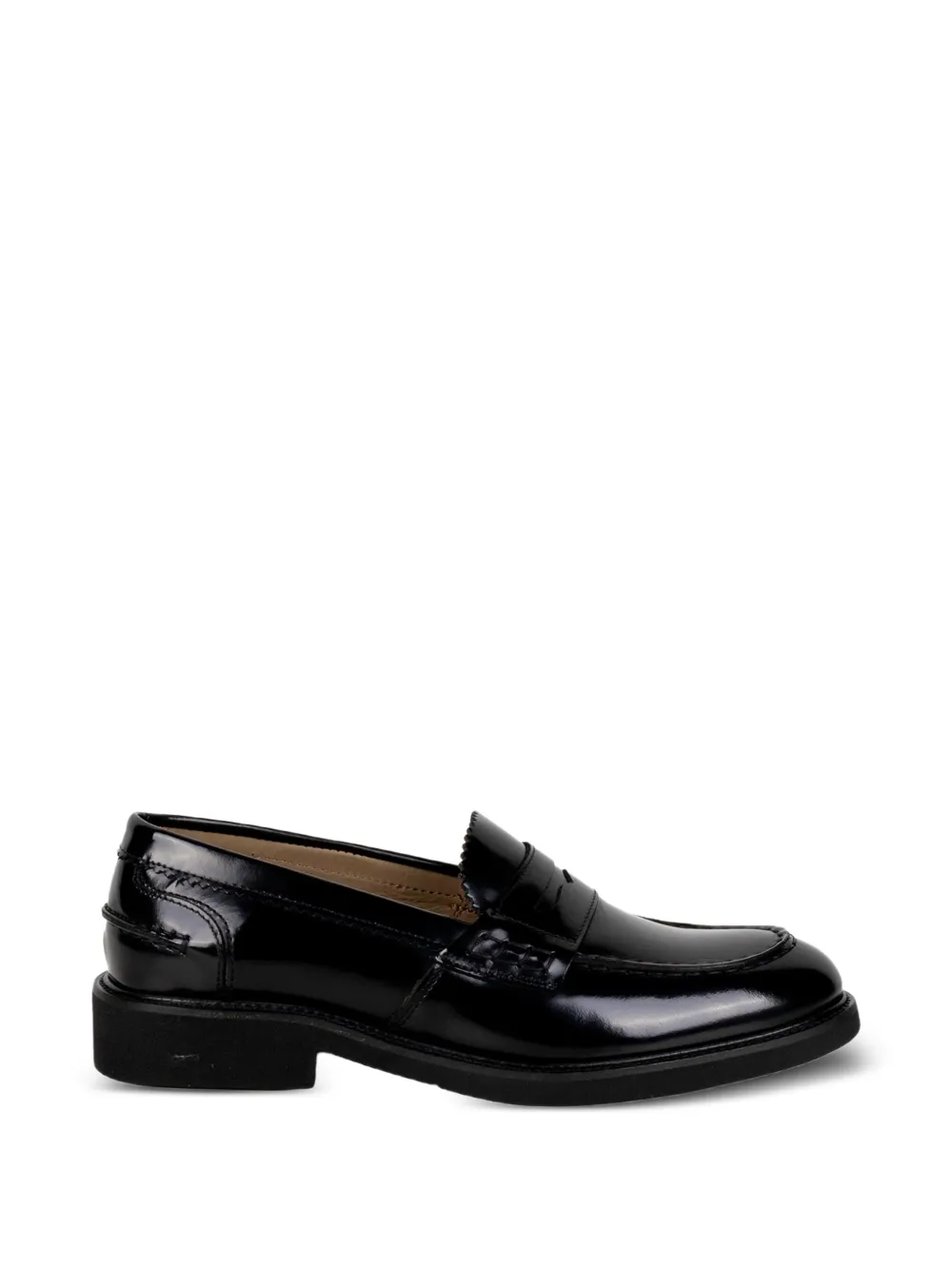 FRANCO FEDELE polished-finish penny loafers