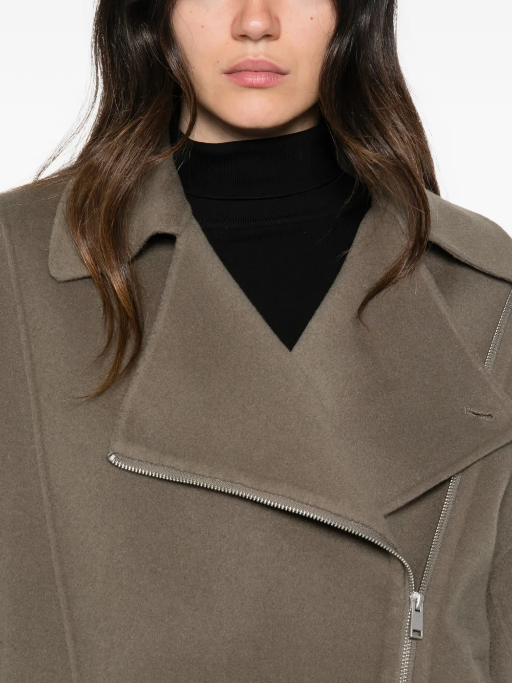 IRO Jack met asymmetrische rits Groen