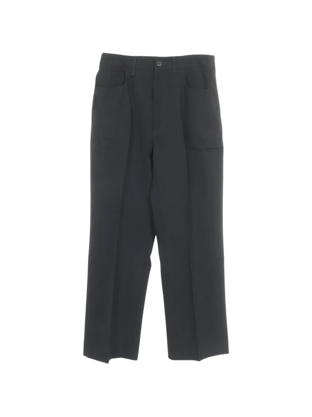 Balenciaga Pre-Owned 2010s button-up straight-leg trousers - Schwarz