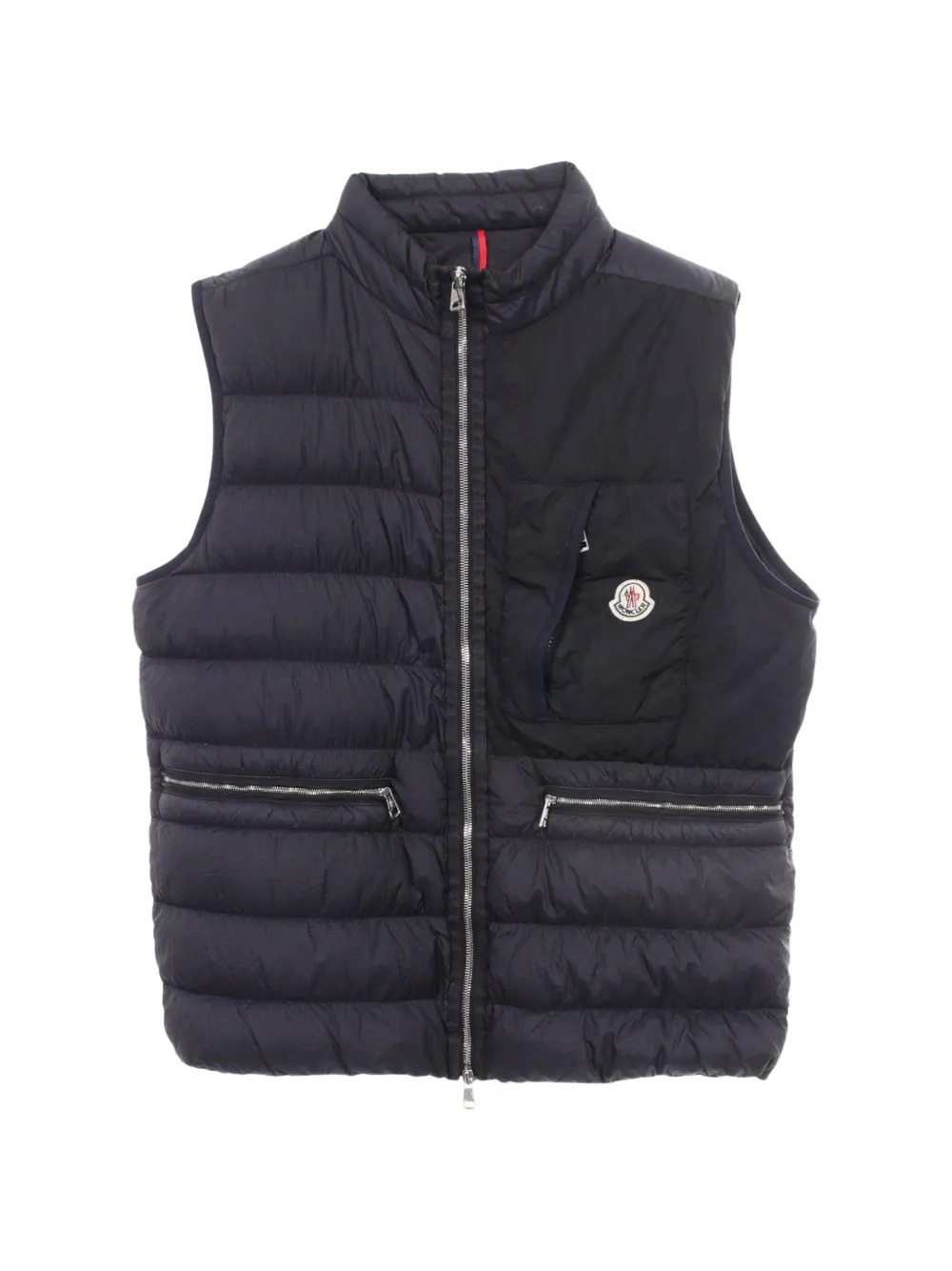 Pre-owned Moncler 2010s Capy Padded Vest In Black