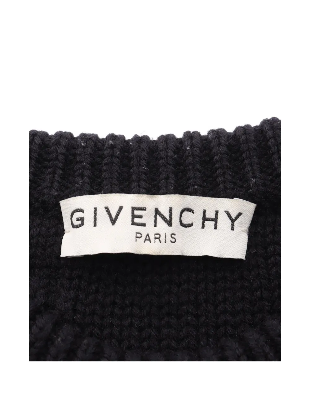 Givenchy Pre-Owned pull en maille à logo (années 2010) - Bleu Givenchy Pre-Owned pull en maille à logo (années 2010) - Bleu