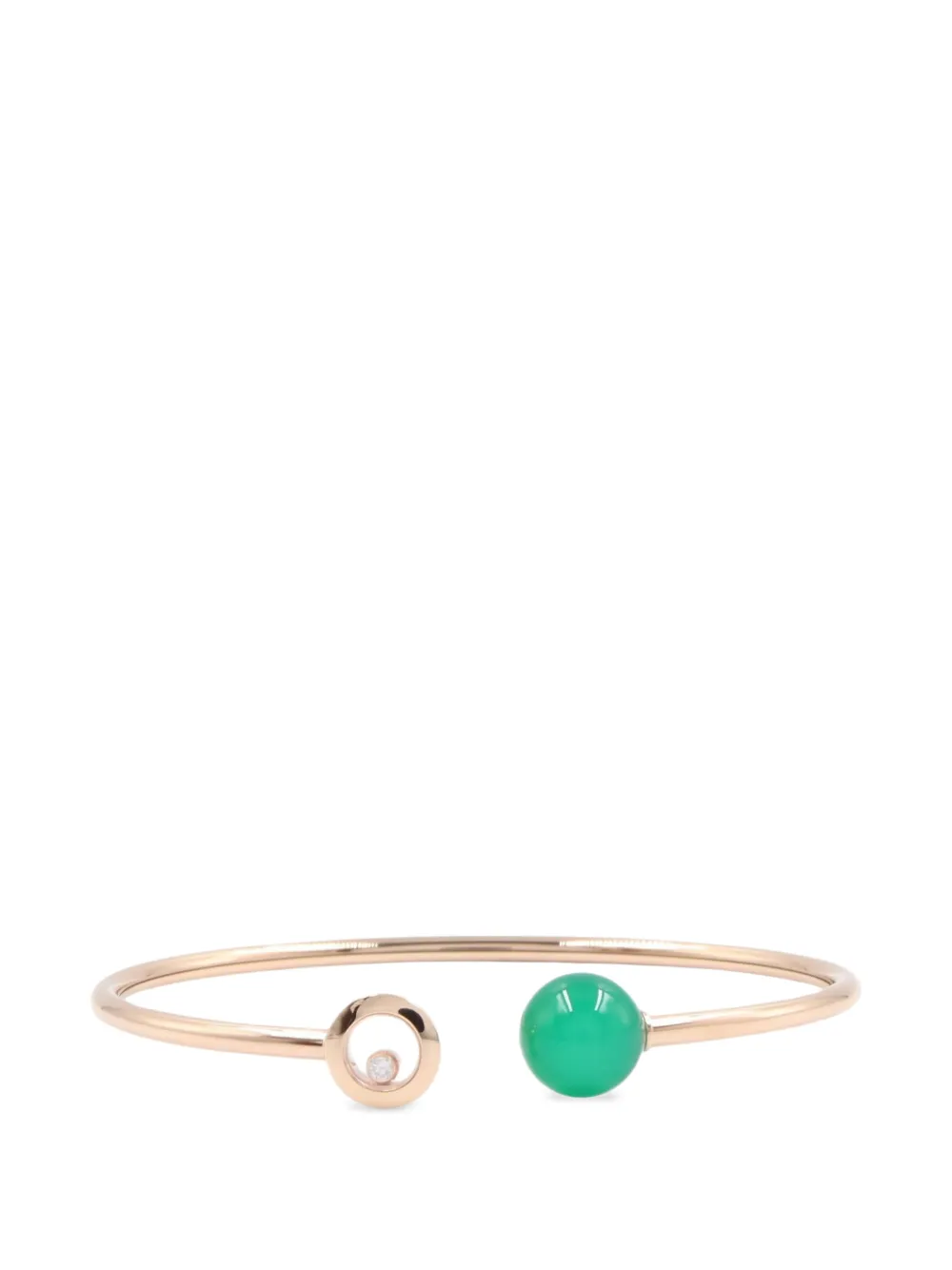Chopard Pre-Owned 2010s Happy Diamonds planet green-agate bracelet – Pink