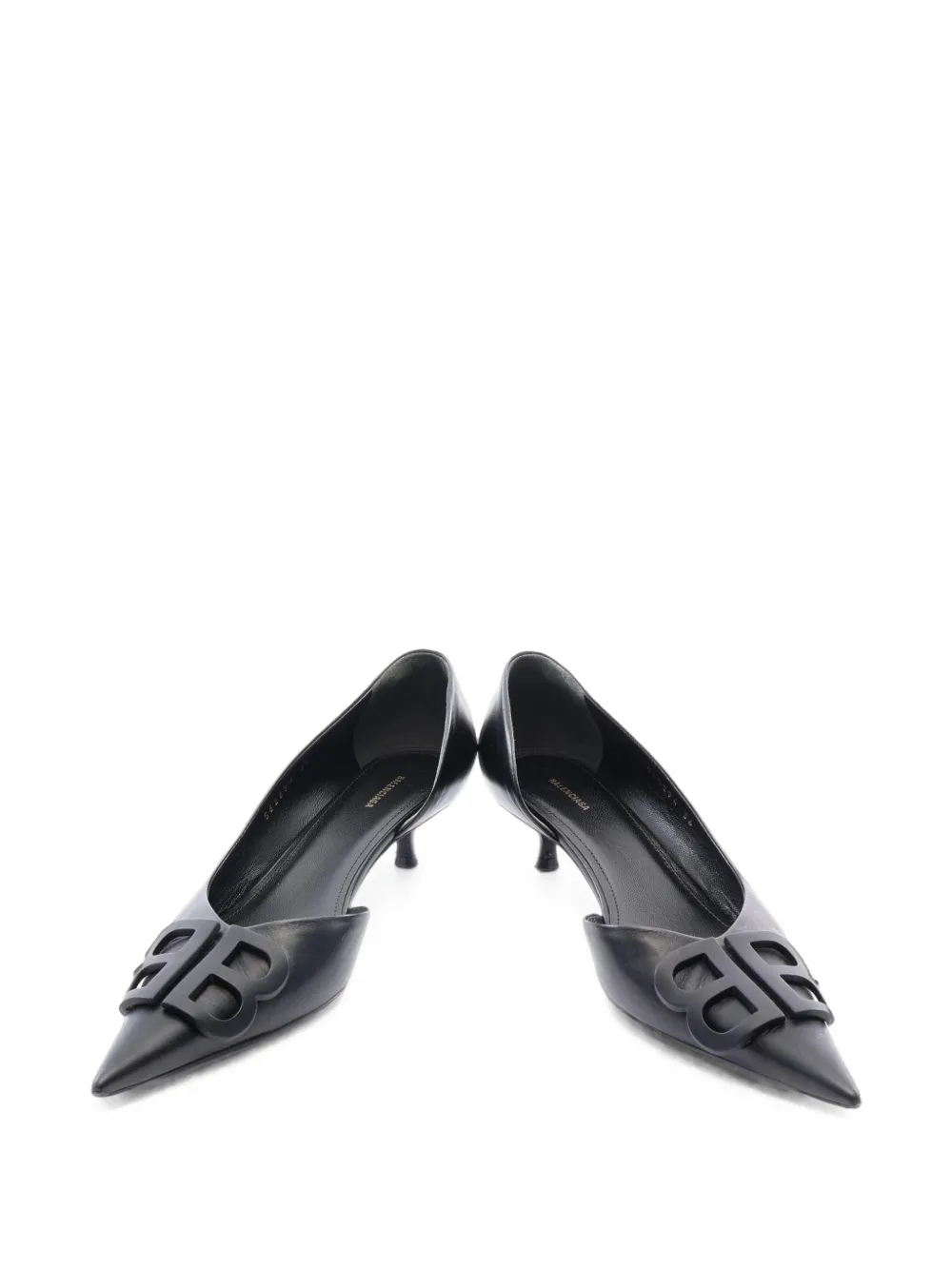 Balenciaga Pre-Owned escarpins pointus à logo BB (années 2000) - Noir Balenciaga Pre-Owned escarpins pointus à logo BB (années 2000) - Noir