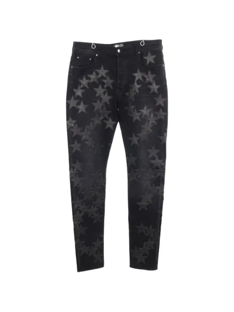 AMIRI 2010s star-patch jeans