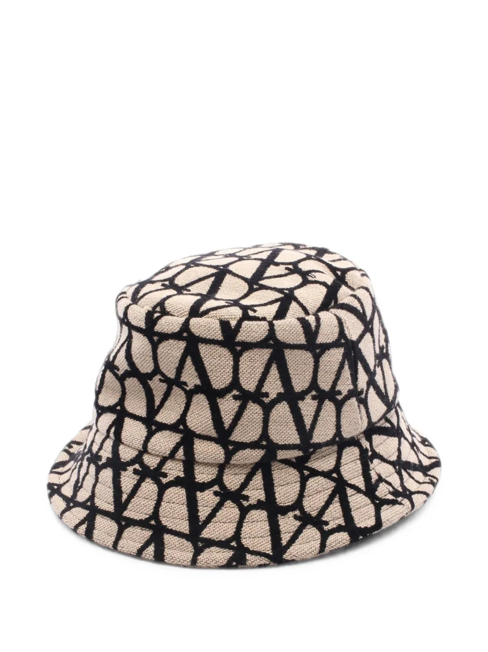 Valentino Garavani Pre-Owned 2010s Toile Iconograph bucket hat - Nude