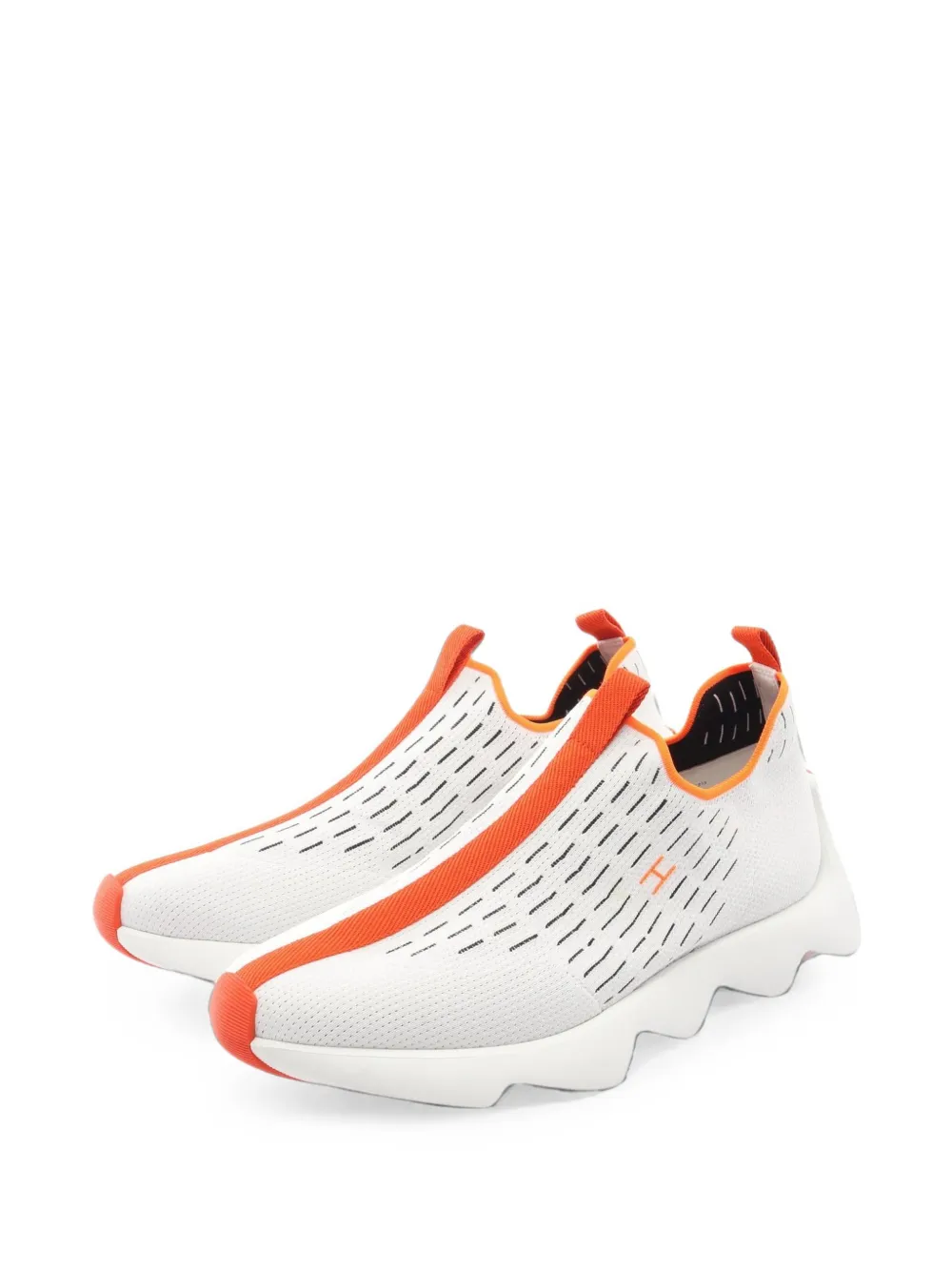 Hermès Pre-Owned 2010s Eclair slip-on sneakers - Weiß
