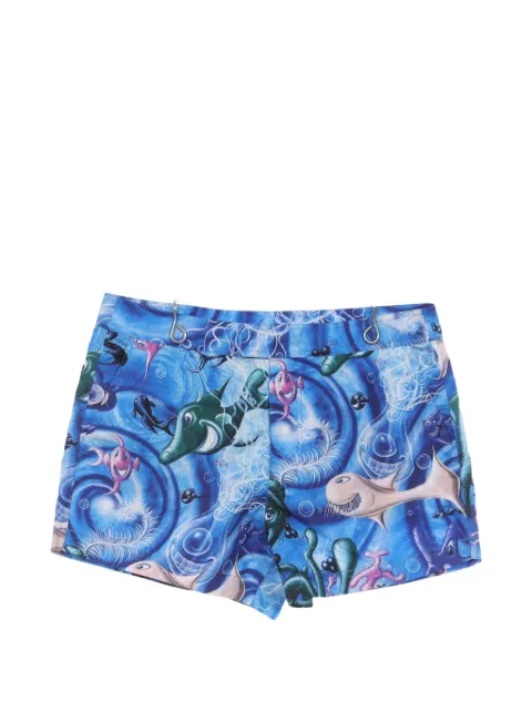 Christian Dior Pre-Owned x Kenny Scharf 2020 pattern swim shorts