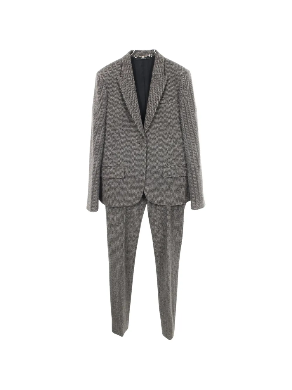 Gucci Pre-Owned 2010 Herringbone wool suit - Marrone