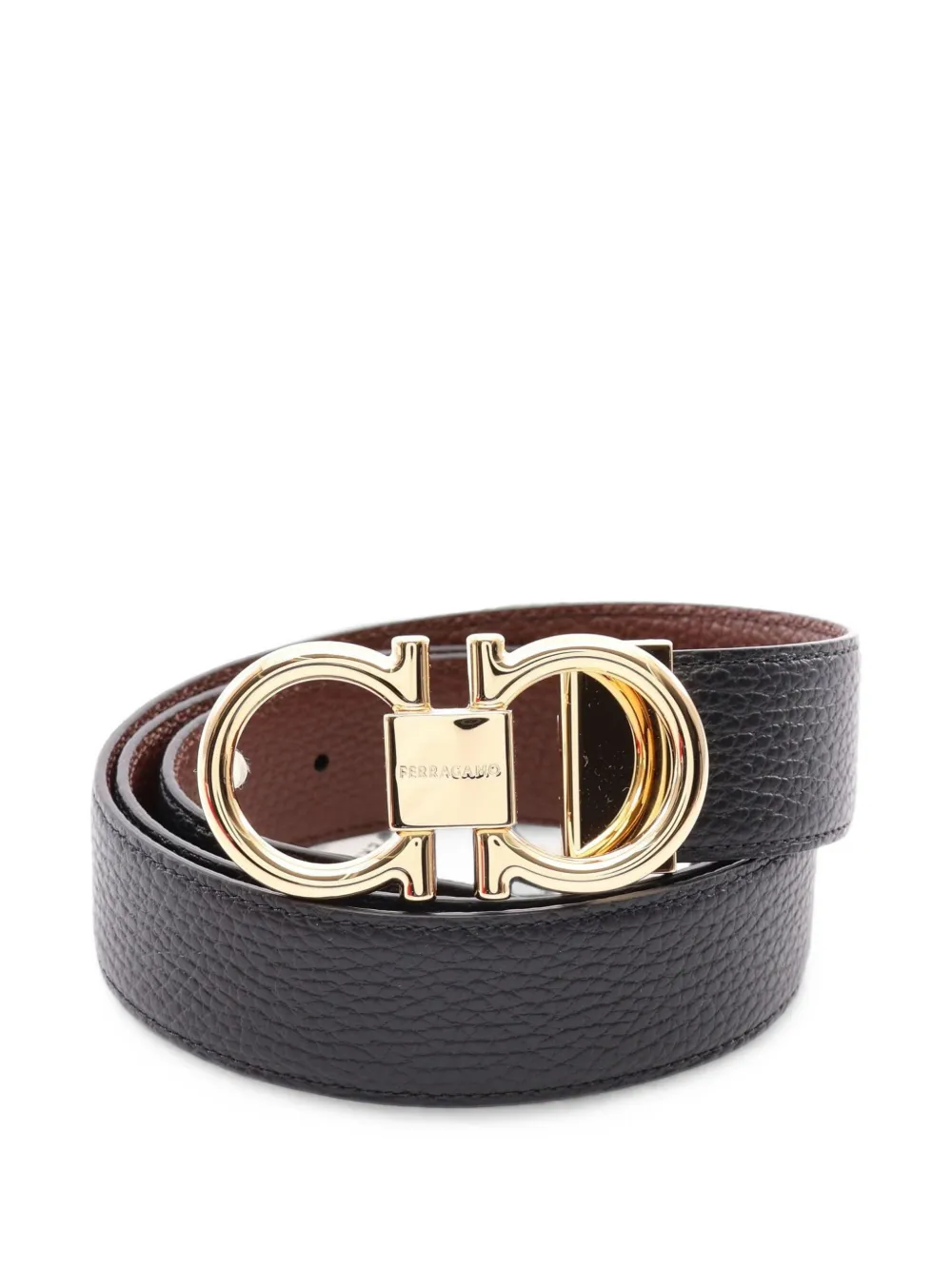 Ferragamo Gancini buckle belt - Nero