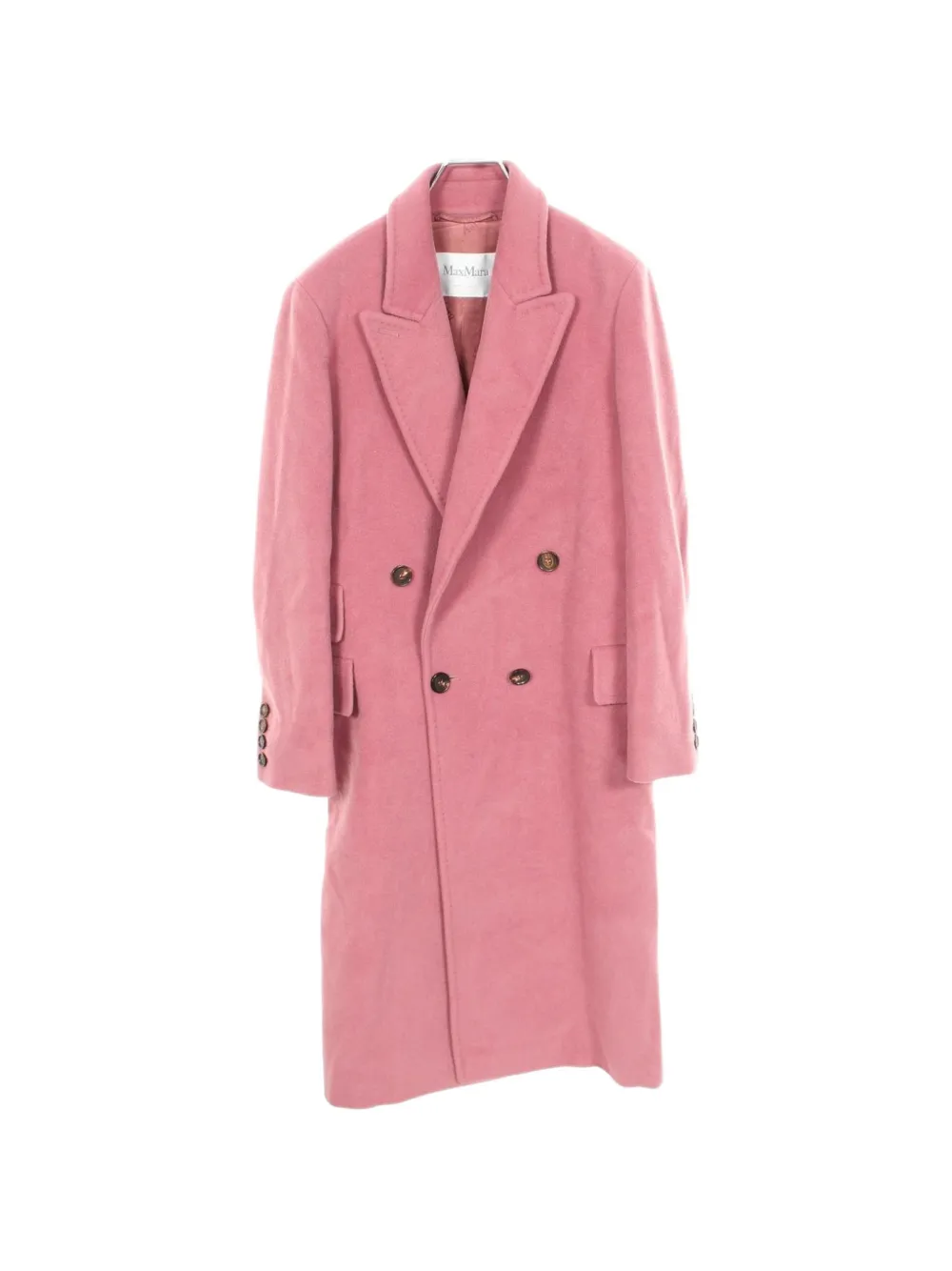 Max Mara 2010s double-breasted coat - Rosa