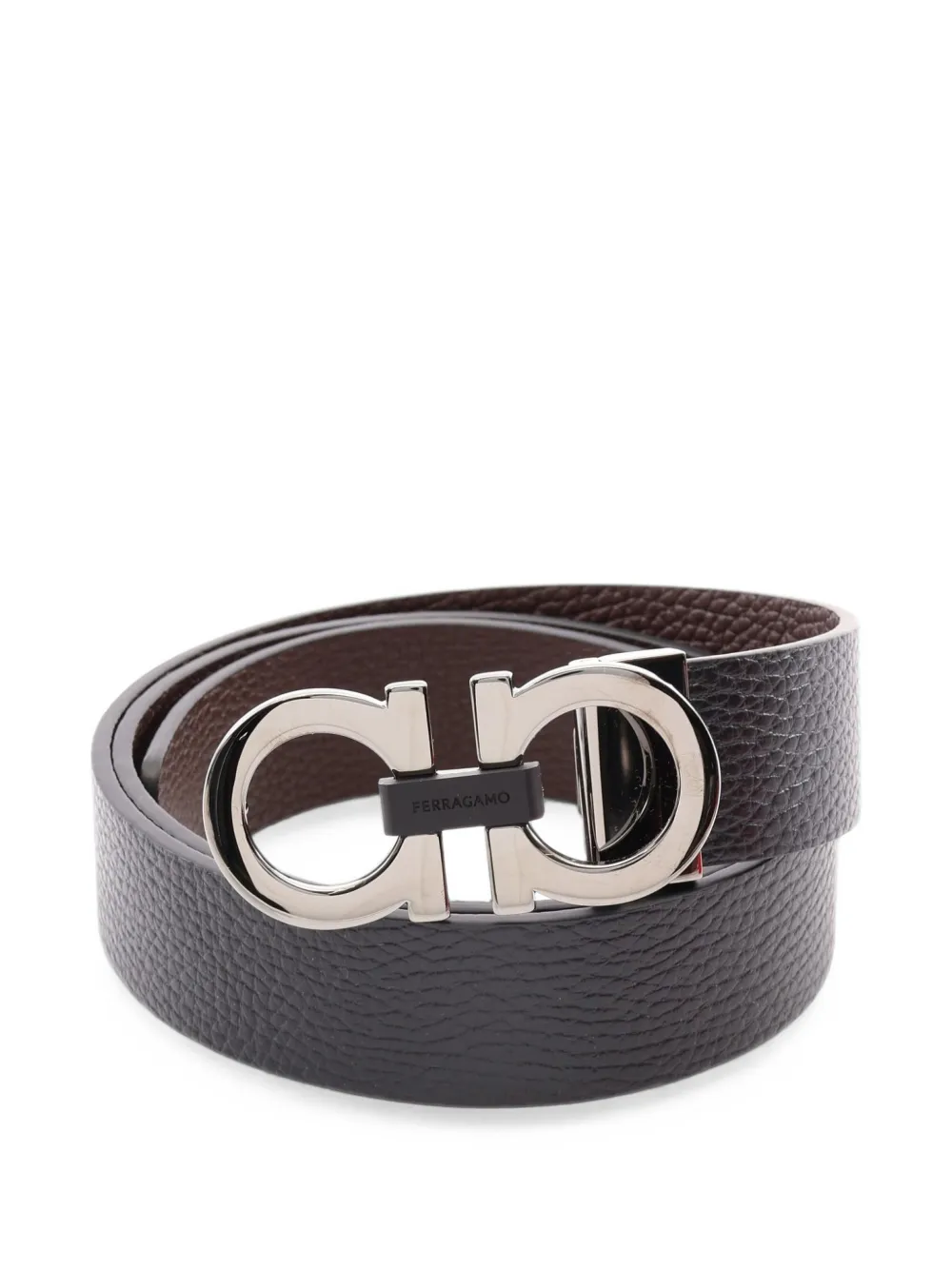 Ferragamo Pre-Owned 2020 Gancini buckle belt - Nero