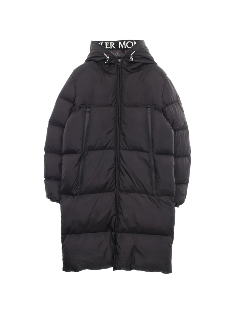 Pre-owned Moncler 2010s Templon Down Coat In Black