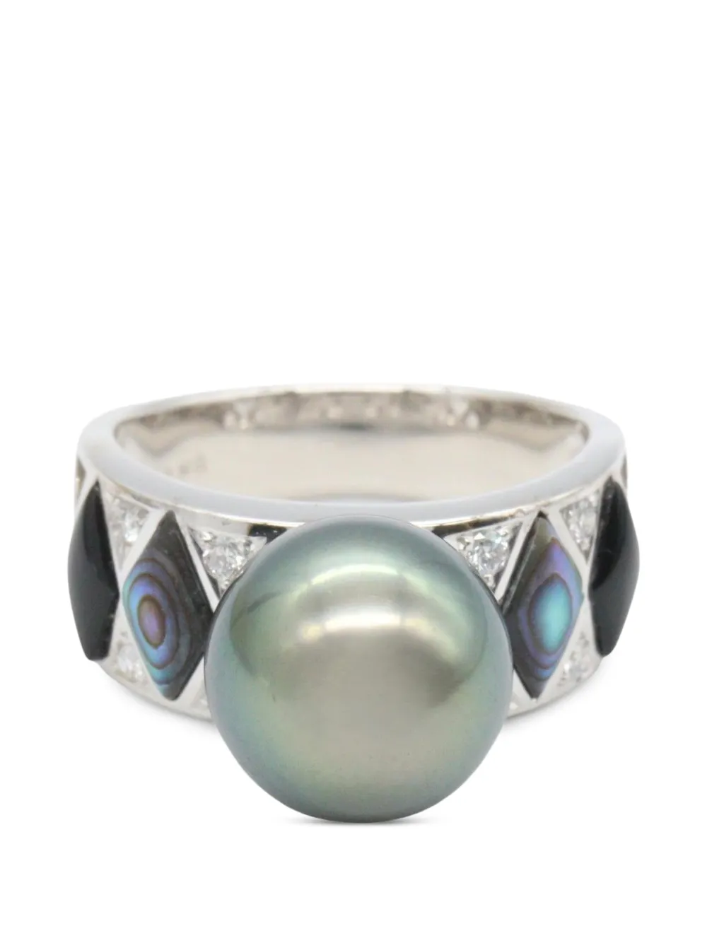 TASAKI 2010s Pearl diamond ring - Argento