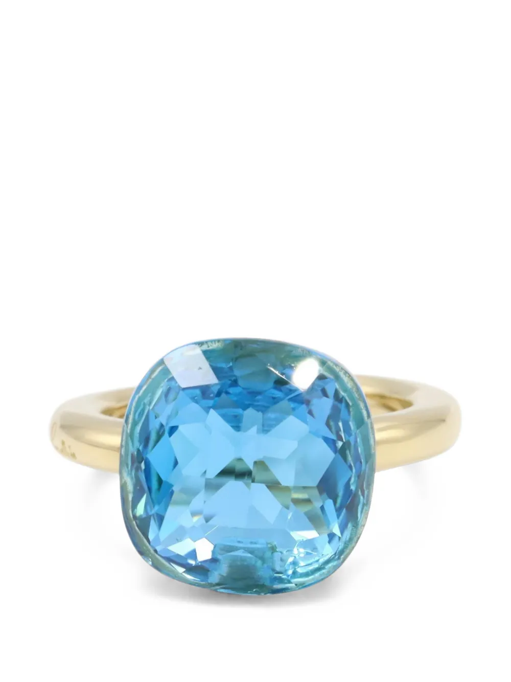 POMELLATO Pre-Owned 2010s Nudo blue topaz ring - Gold