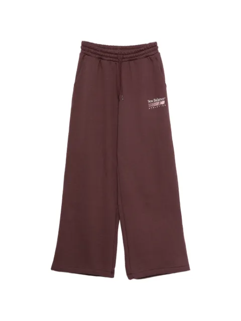 New Balance pants con cordones en la pretina y logo estampado