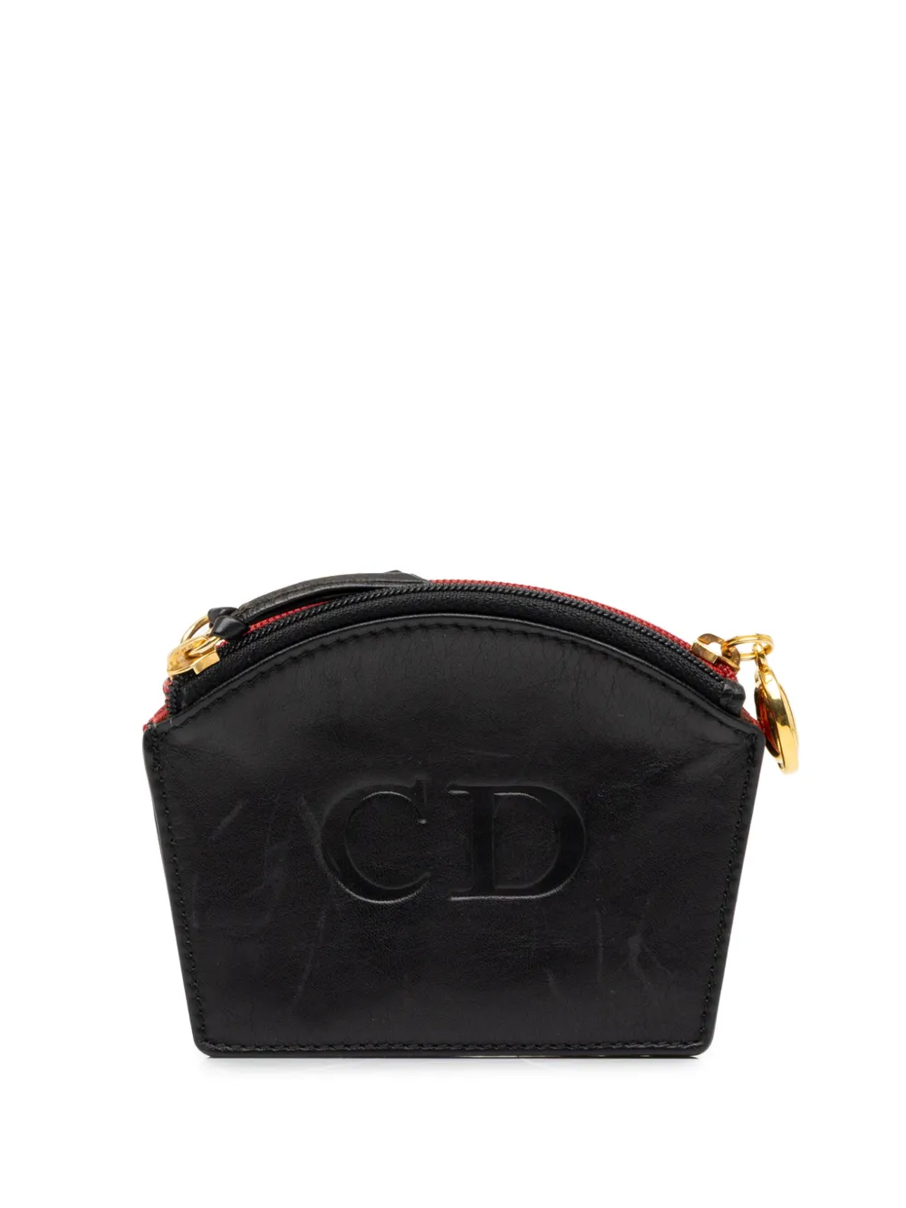 Christian Dior Pre-Owned 20th Century CD Trio Portemonnaie aus Leder - Schwarz