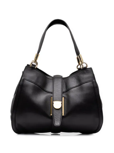 Ferragamo Pre-Owned Enny Hobo skuldertaske i læder fra 2014-2015