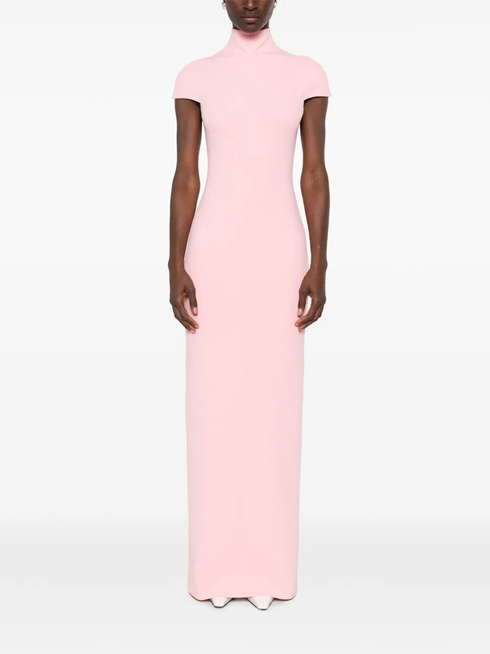 Solace London Lang maxi-jurk Zwart