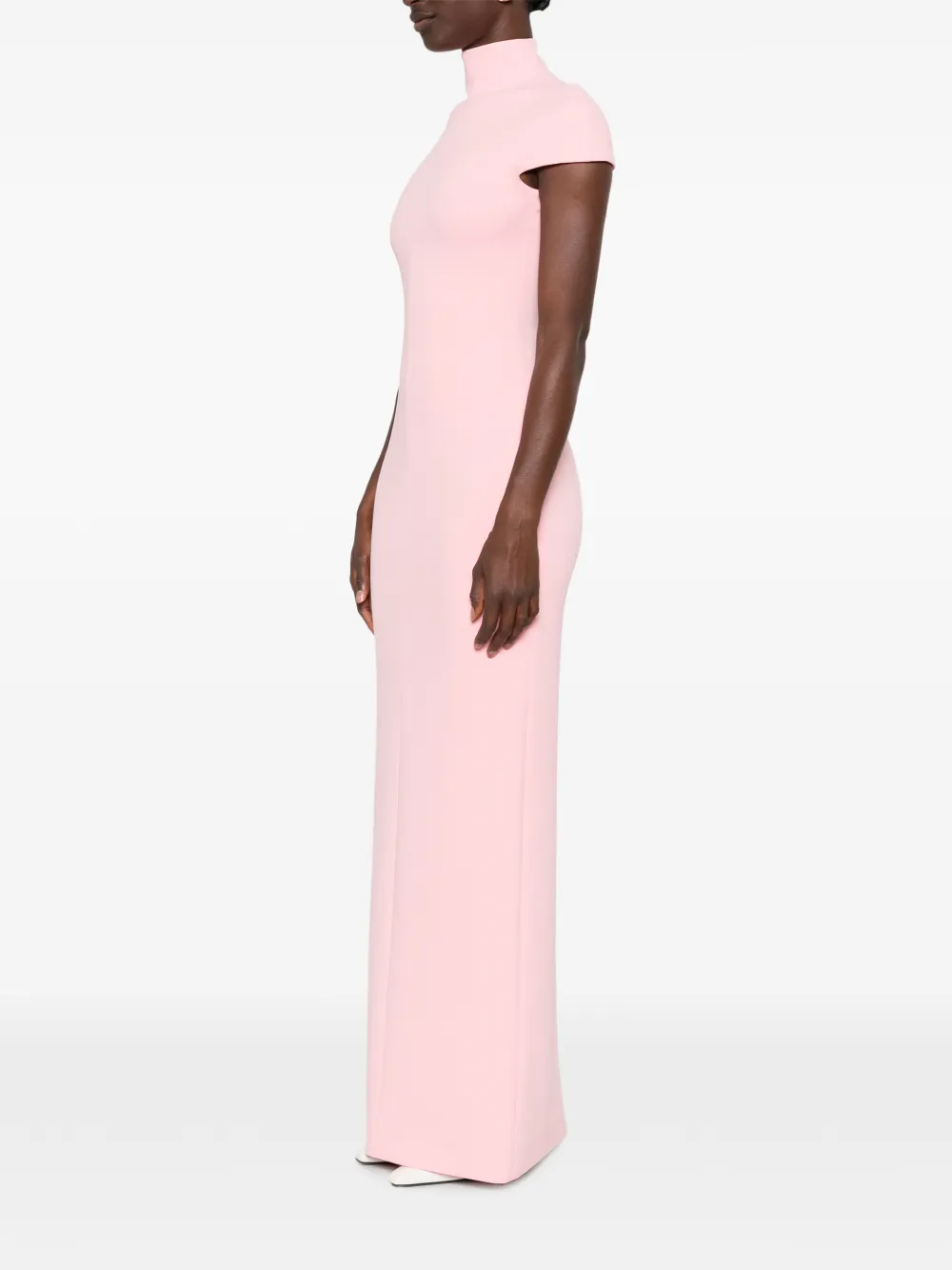 Solace London Lang maxi-jurk Zwart