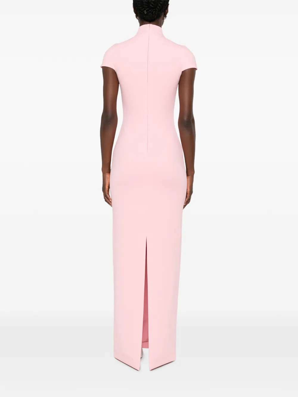 Solace London Lang maxi-jurk Zwart