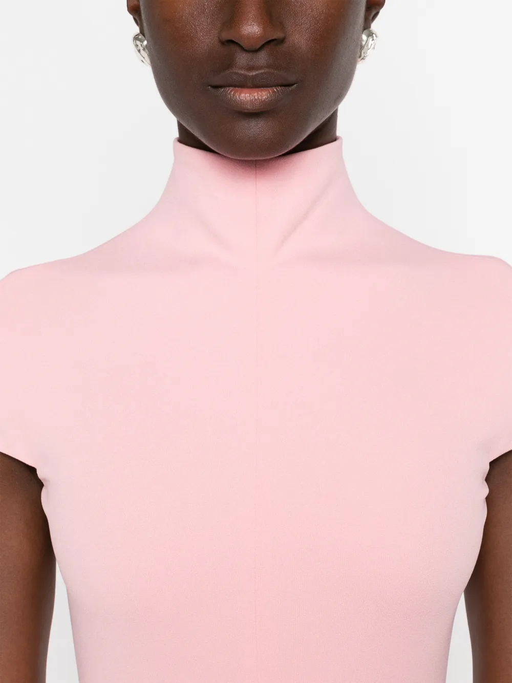 Solace London Lang maxi-jurk Zwart