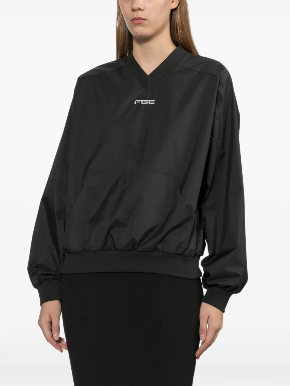 FEAR OF GOD ESSENTIALS Sweater met logoprint Zwart