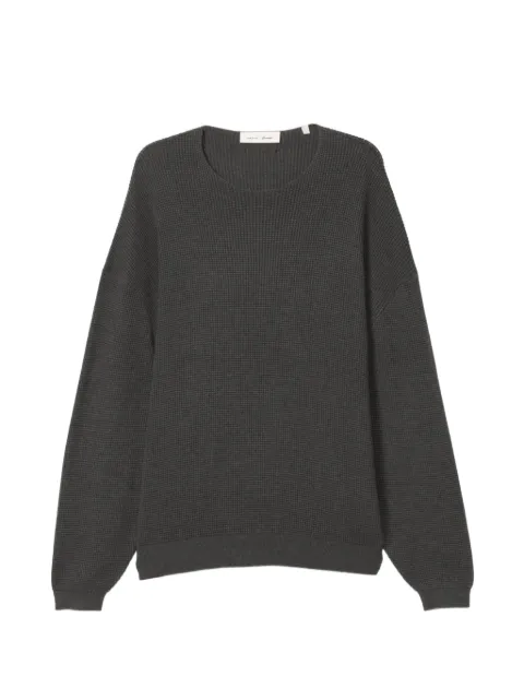 FEAR OF GOD ESSENTIALS waffle-knit drop-shoulder sweater