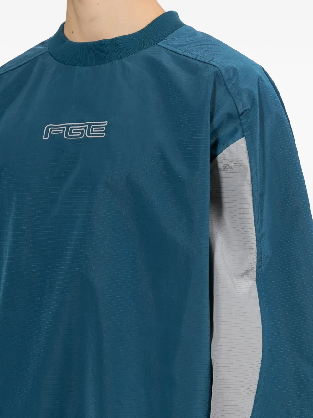FEAR OF GOD ESSENTIALS Sweater met logoprint Blauw