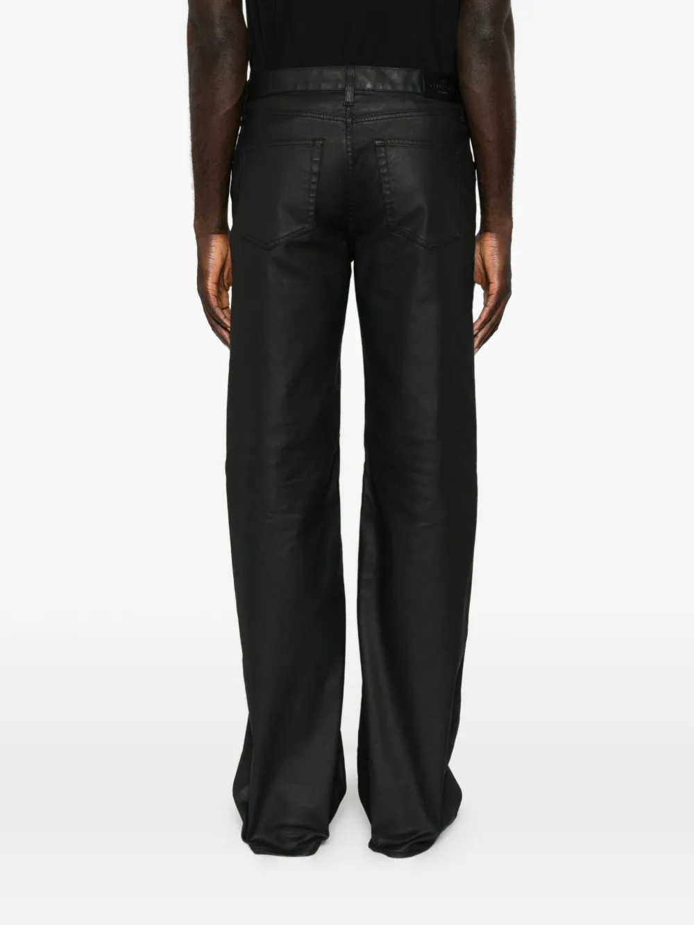 Gucci Horsebit gecoate jeans Zwart