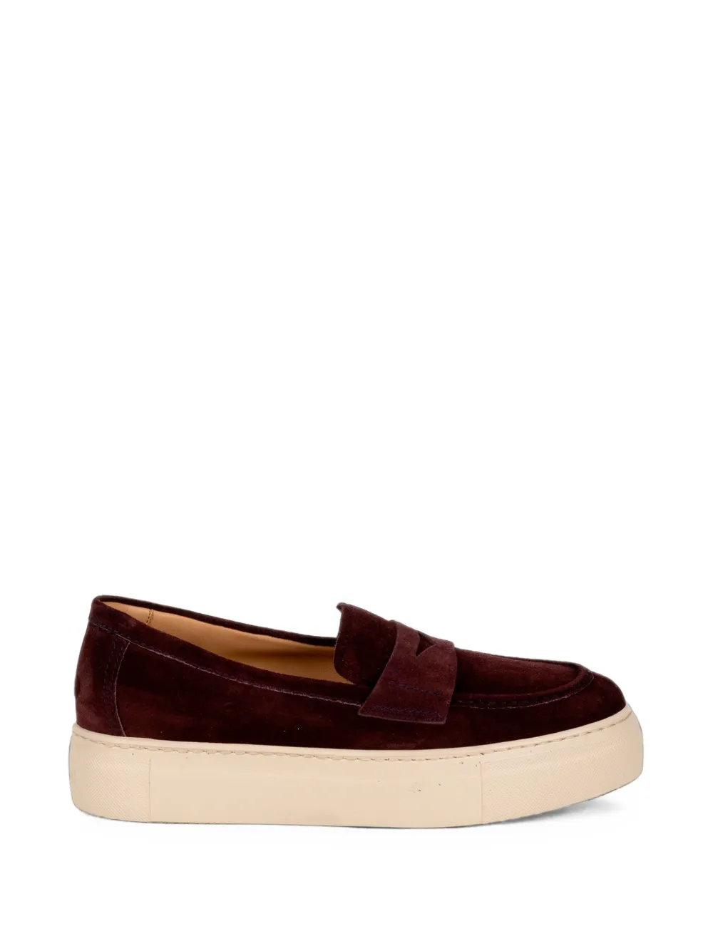 Fratelli Rossetti suede flatform sneakers - Rosso