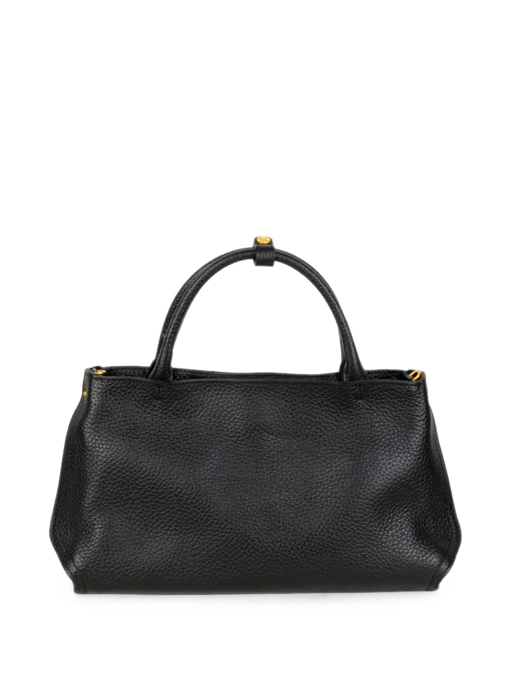 GIANNI CHIARINI Amal grainy leather tote bag Zwart