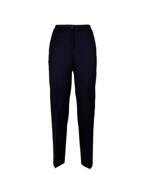 Via Masini 80 pressed-crease tailored trousers
