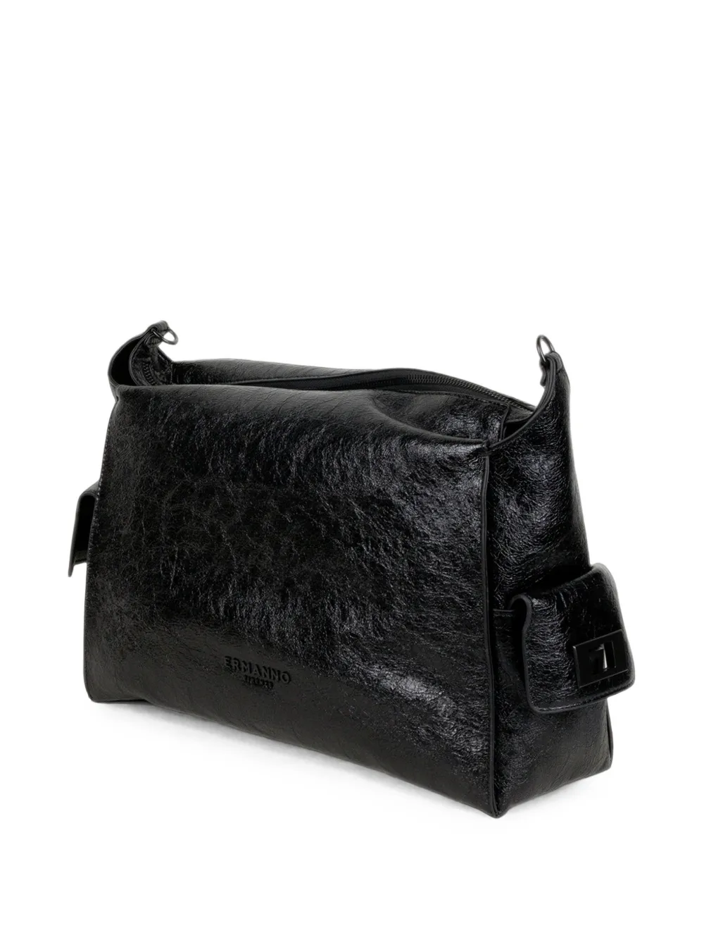 ERMANNO FIRENZE crinkled-finish shoulder bag Zwart