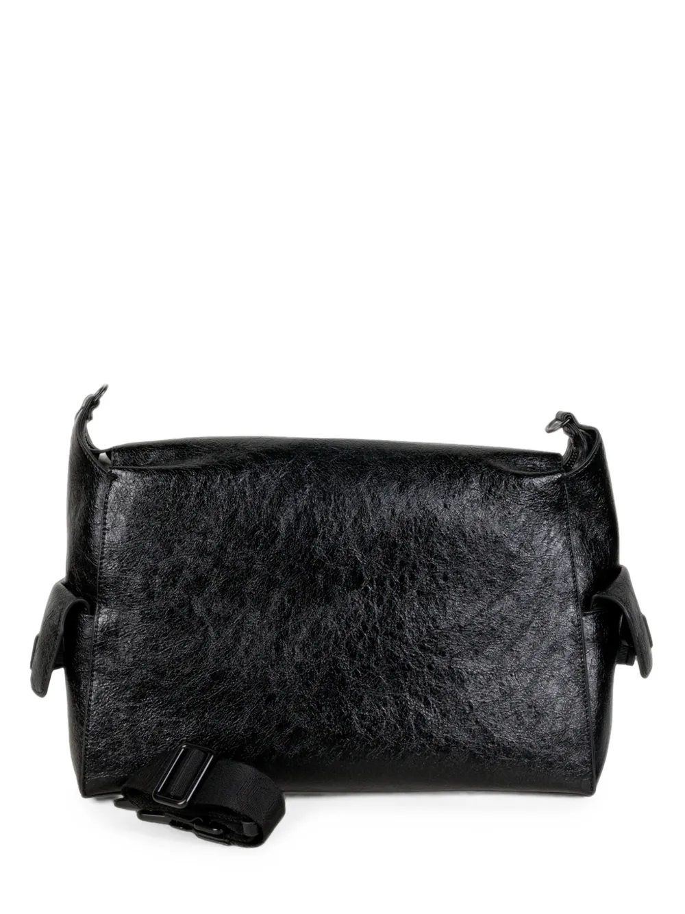 ERMANNO FIRENZE crinkled-finish shoulder bag - Nero