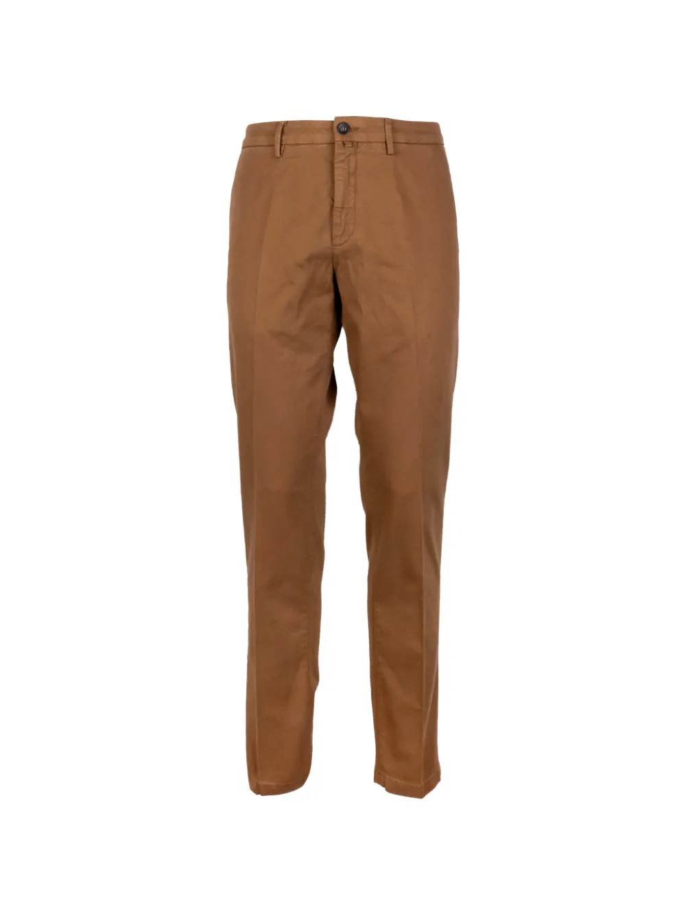 Siviglia Straight-leg Chino Trousers In Brown