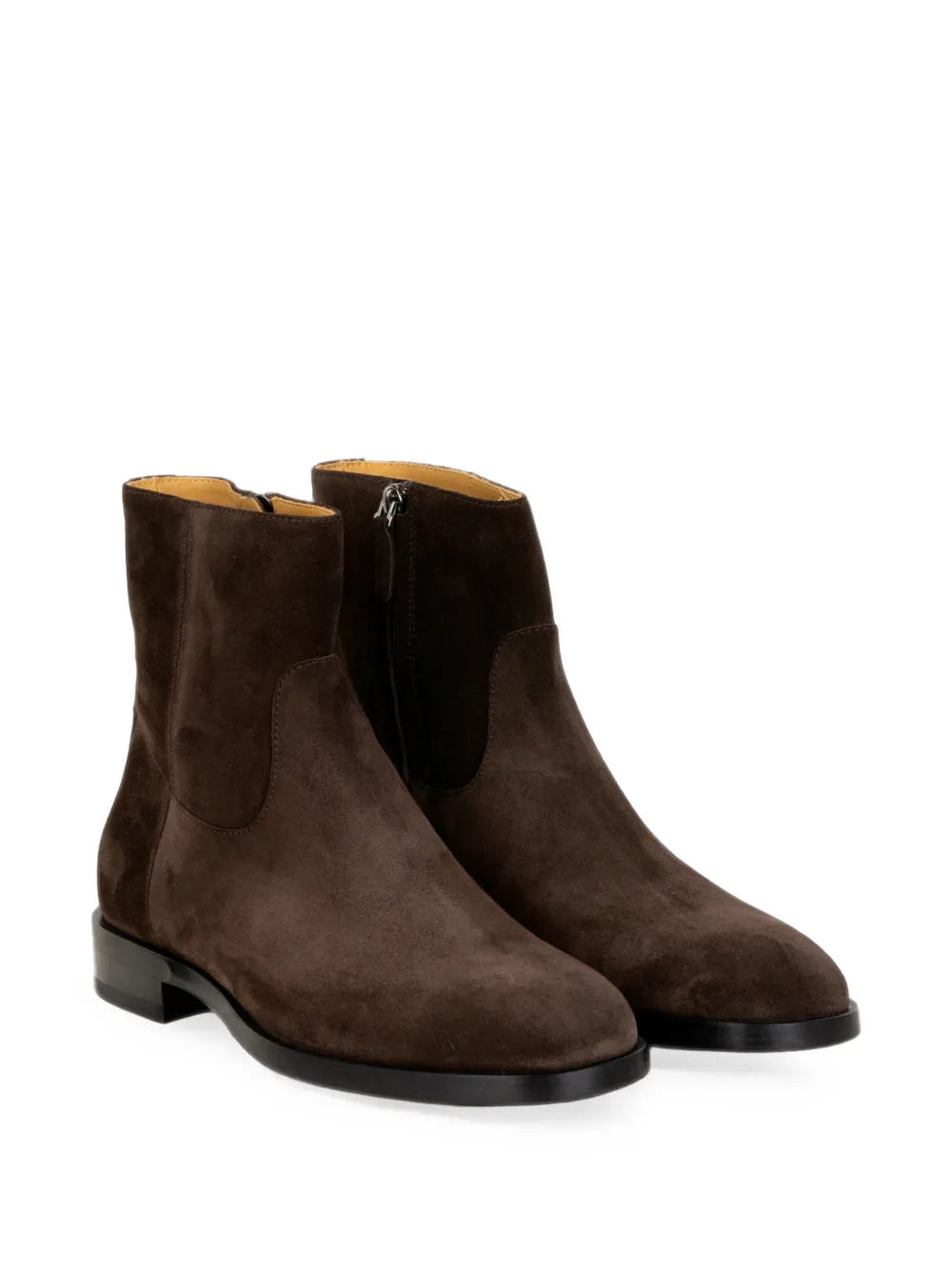 Henderson Baracco suede side-zip boots Bruin