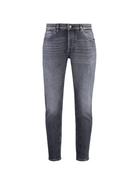 DONDUP faded-effect whiskered jeans