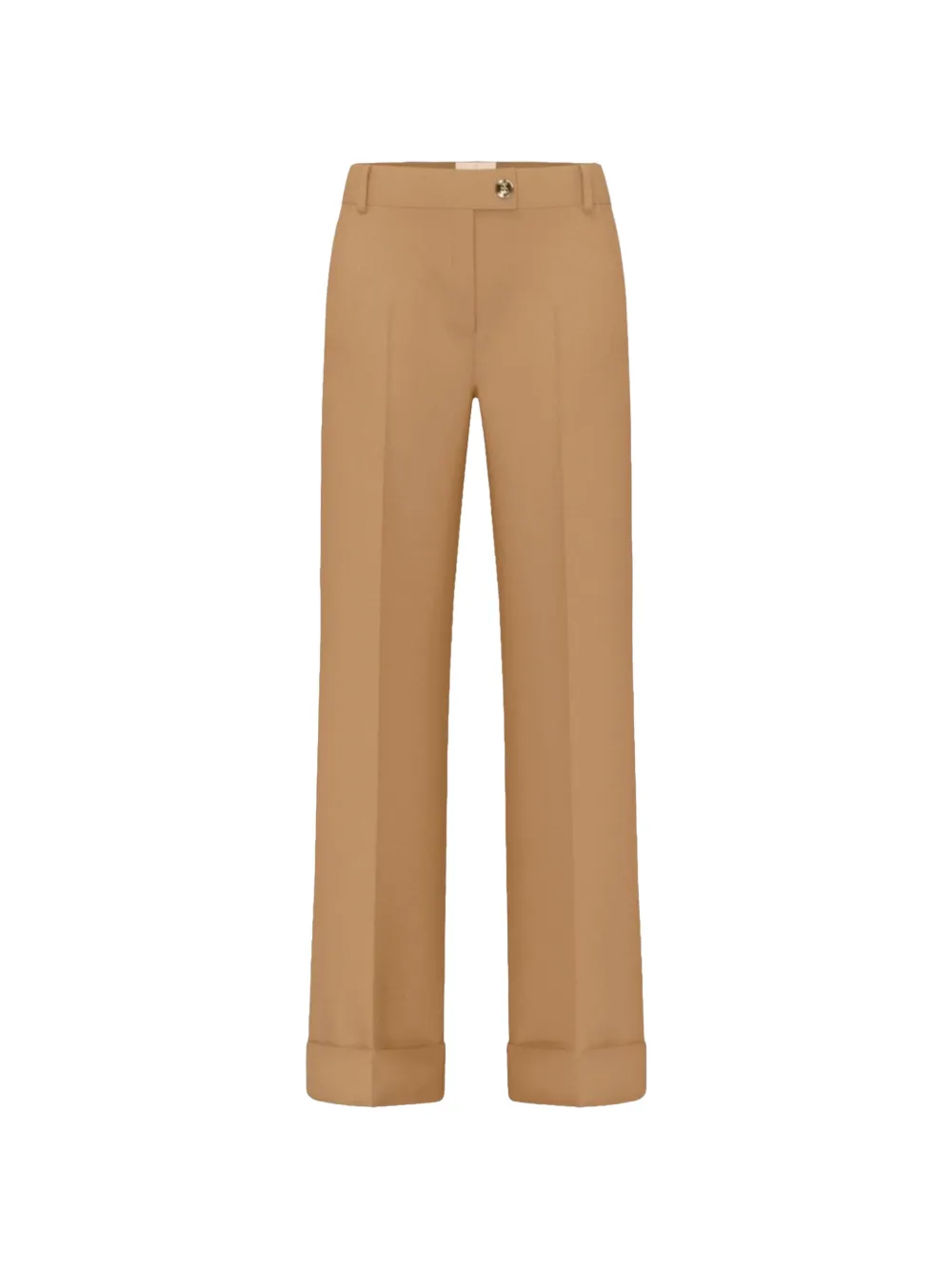 Marella pressed-crease turn-up trousers - Toni neutri